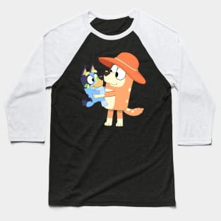 Bluey And Chilli ''The Beach' Baseball T-Shirt